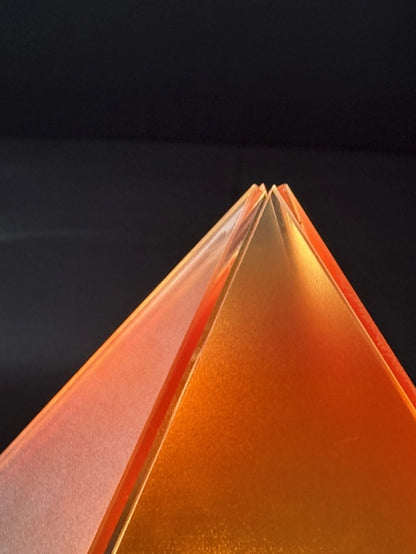 Sunset Pyramid-Style Optical Axis Acrylic Ambient Lamp
