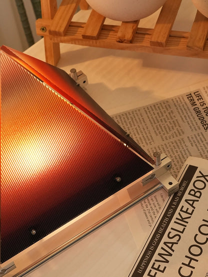 Sunset Pyramid-Style Optical Axis Acrylic Ambient Lamp
