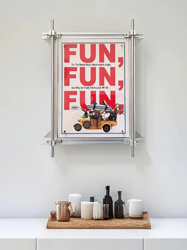 Optical Axis LED Photo Frame - Wall-Mountable and Desktop Display